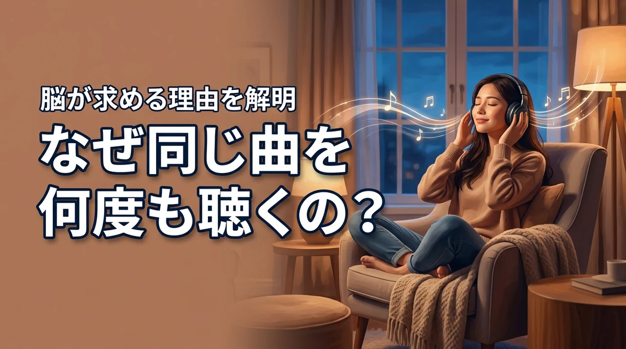 同じ曲を繰り返し聴きたくなるのはなぜ？脳が求める秘密を解明
